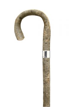 GCWS-Bark Ash Peeled Crook-SLB-Handle