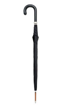 GBT-Pressed  Black Leather Crook-Rolled