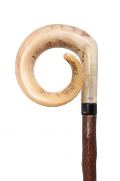 CS-Full Rams Horn on Blackthorn-Handle