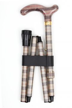 LFWS-Tan,Black,white and Red Plaid-Folded