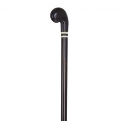 JW-Pistol-Bone-ebony-Handle Angle